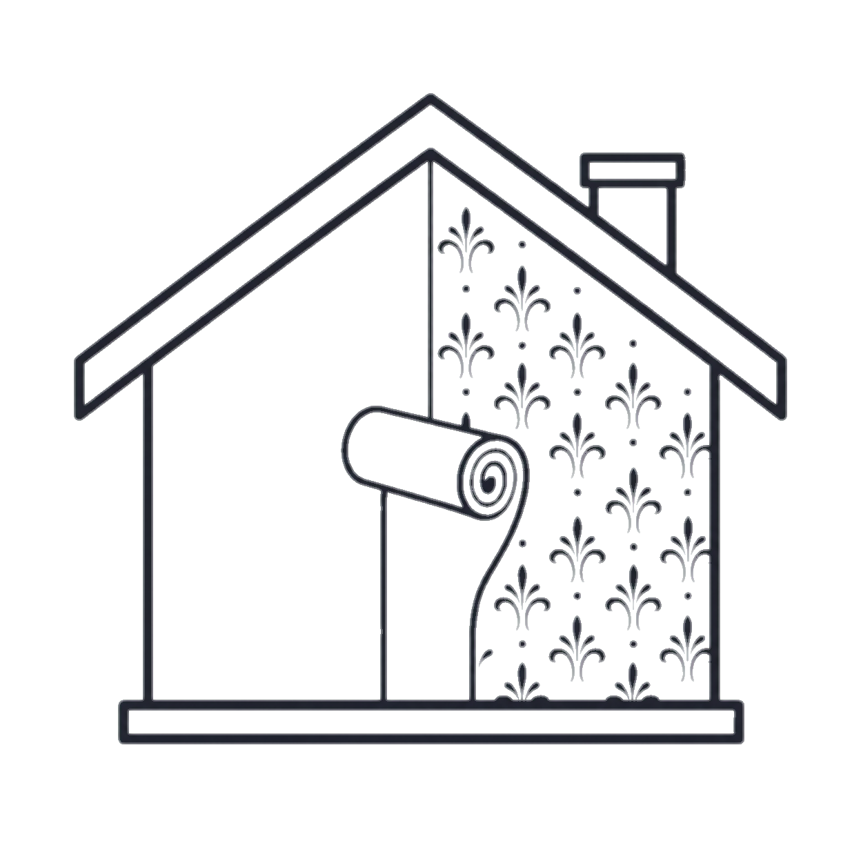 Residential Wallpaper Installation Icon